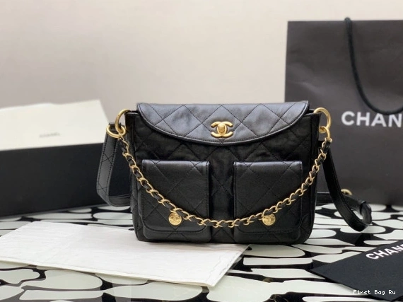 First Bag Ru HOBO CHANEL HANDBAG-21×30×5cm 0822